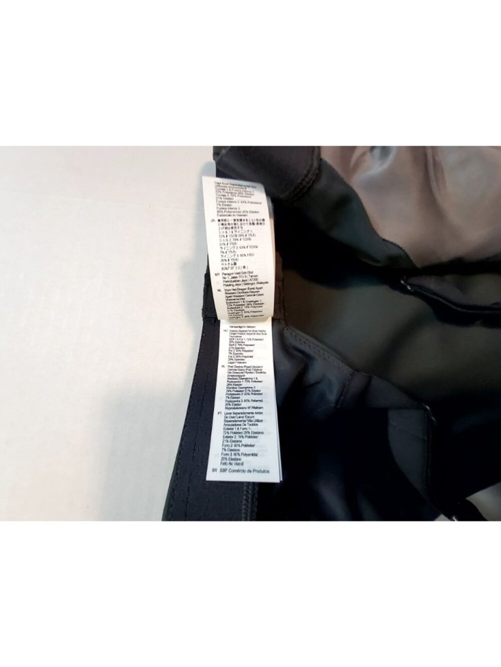 Brooks Womens Grey & Black Adjustable Sports Bra Moisture-Wicking Size 36DD - Picture 13 of 16